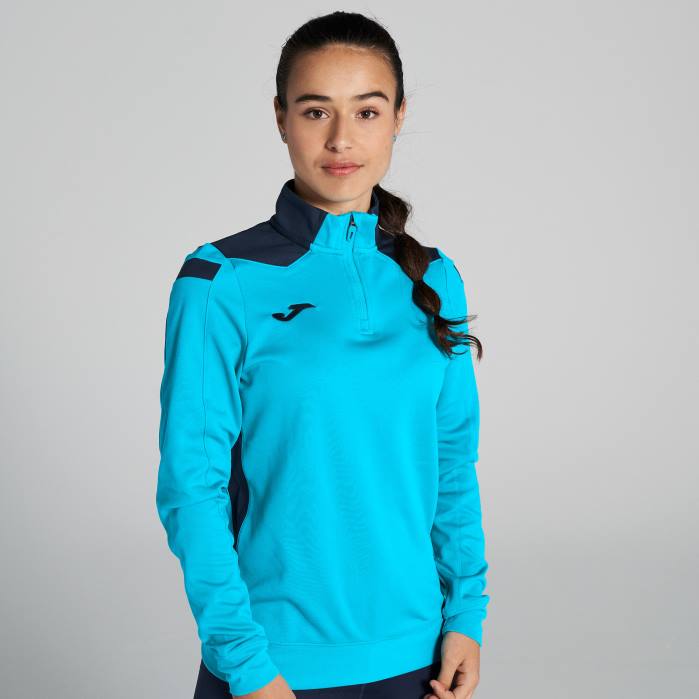 hr Joma prvenstvo u majicama vi fluorescentno tirkizno tamnoplava 6FVN2236 žene