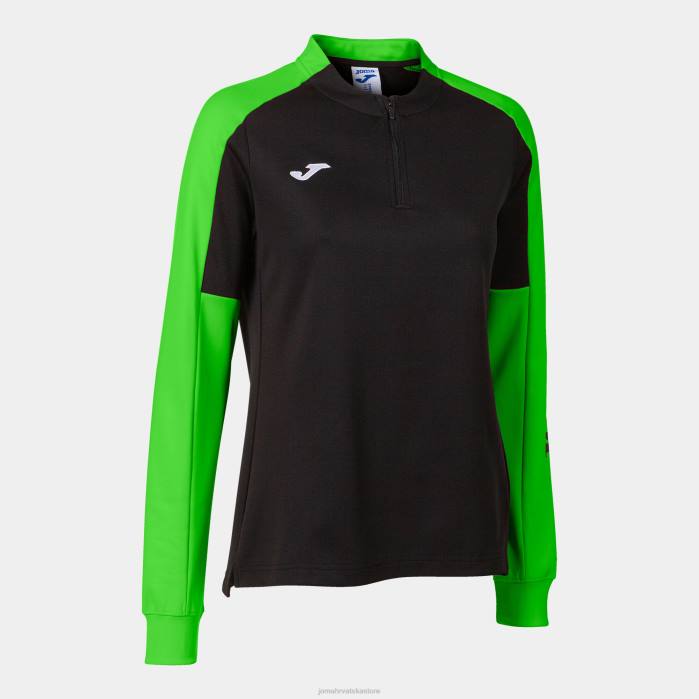 hr Joma sweatshirt eko prvenstvo crna fluorescentno zelena 6FVN3615 žene
