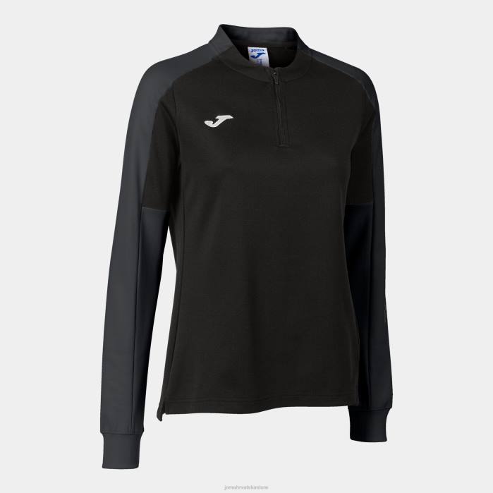 hr Joma sweatshirt eko prvenstvo crno tamno sivo 6FVN3645 žene