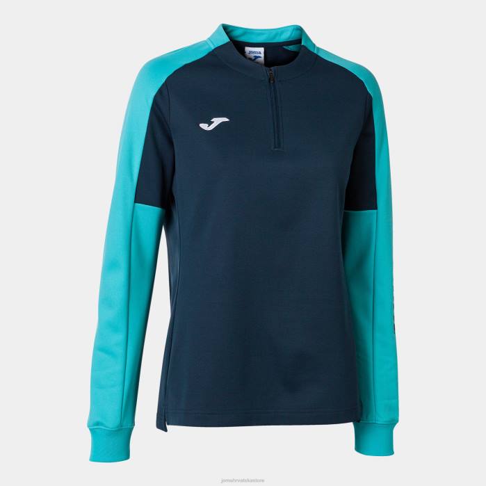 hr Joma sweatshirt eko prvenstvo tamnoplava fluorescentna tirkizna 6FVN3617 žene