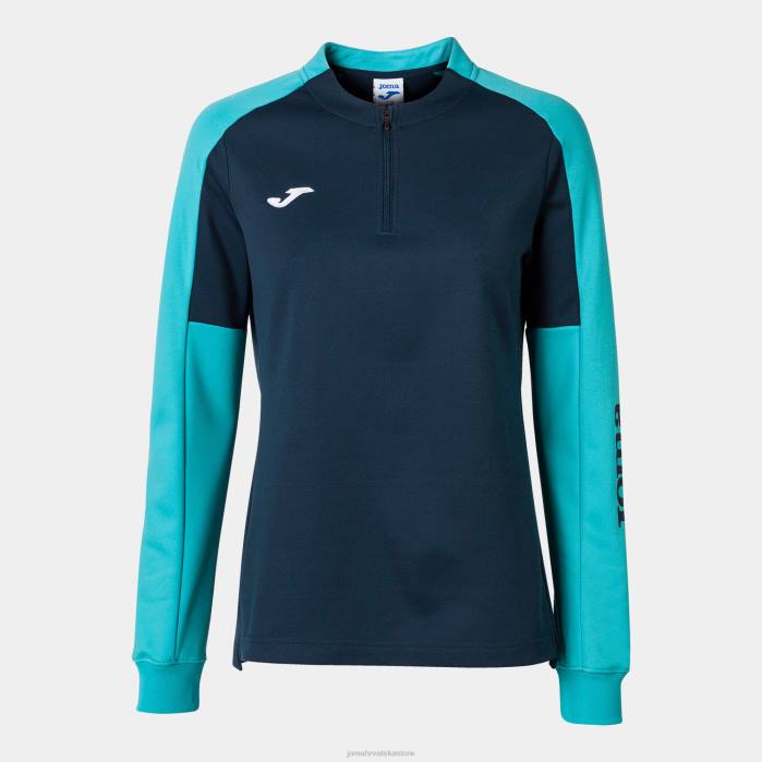 hr Joma sweatshirt eko prvenstvo tamnoplava fluorescentna tirkizna 6FVN3617 žene