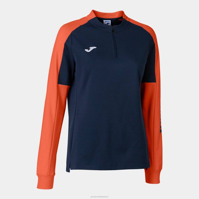 hr Joma sweatshirt eko prvenstvo tamnoplava fluorescentno narančasta 6FVN3948 žene
