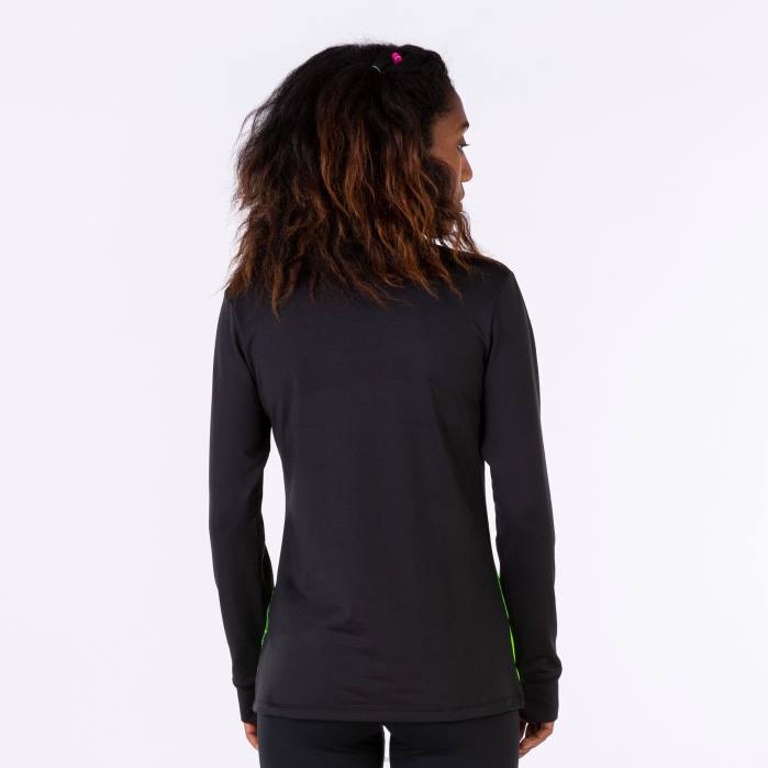 hr Joma sweatshirt elite viii crna fluorescentno zelena 6FVN1895 žene
