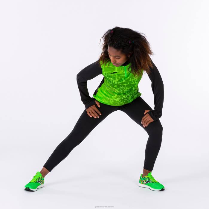 hr Joma sweatshirt elite viii crna fluorescentno zelena 6FVN1895 žene