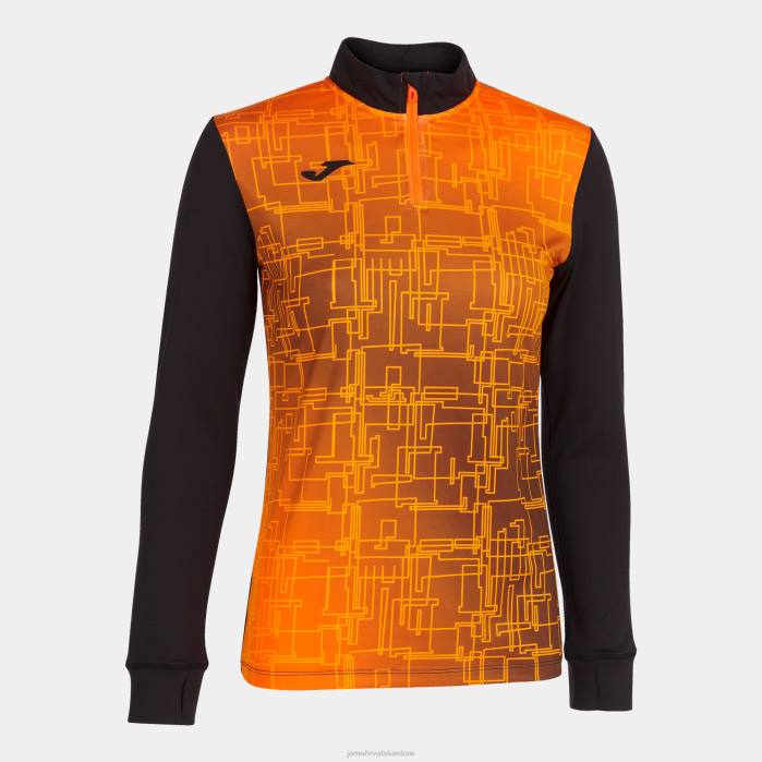 hr Joma sweatshirt elite viii crna narančasta 6FVN2116 žene