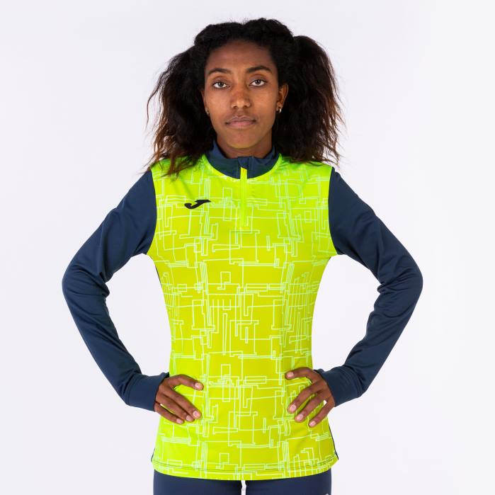 hr Joma sweatshirt elite viii tamnoplava fluorescentno žuta 6FVN3962 žene