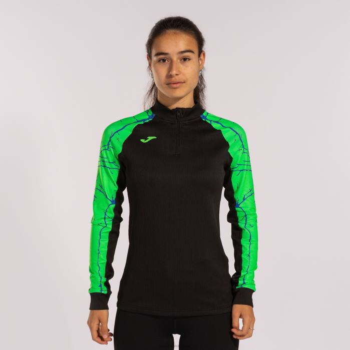 hr Joma trenirka elita ix crna fluorescentno zelena 6FVN3765 žene
