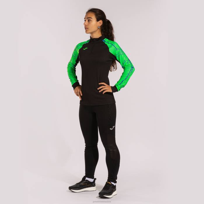 hr Joma trenirka elita ix crna fluorescentno zelena 6FVN3765 žene