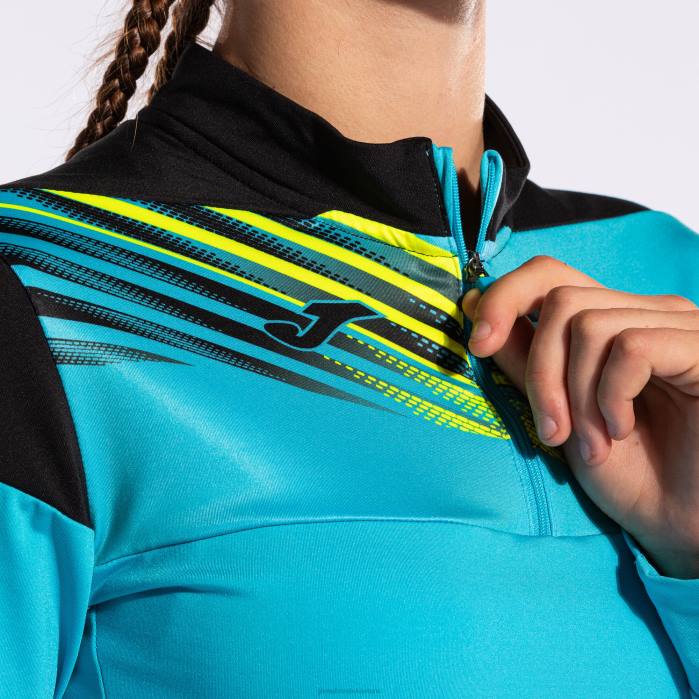 hr Joma trenirka elite x fluorescentno tirkizno crna 6FVN2131 žene