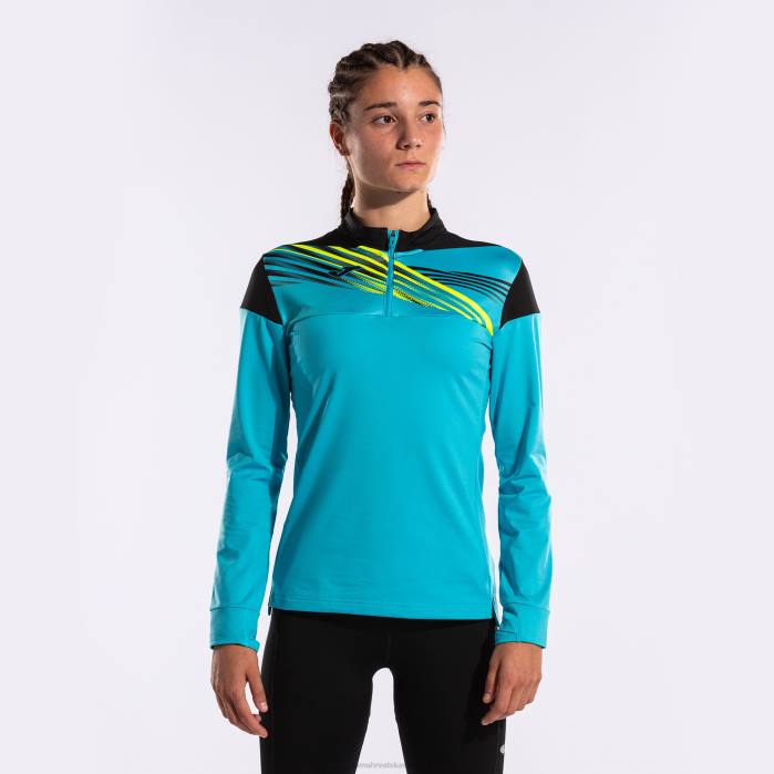 hr Joma trenirka elite x fluorescentno tirkizno crna 6FVN2131 žene