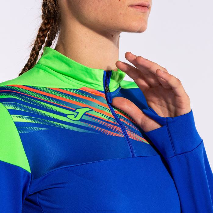 hr Joma trenirka elite x kraljevsko plava fluorescentno zelena 6FVN2021 žene