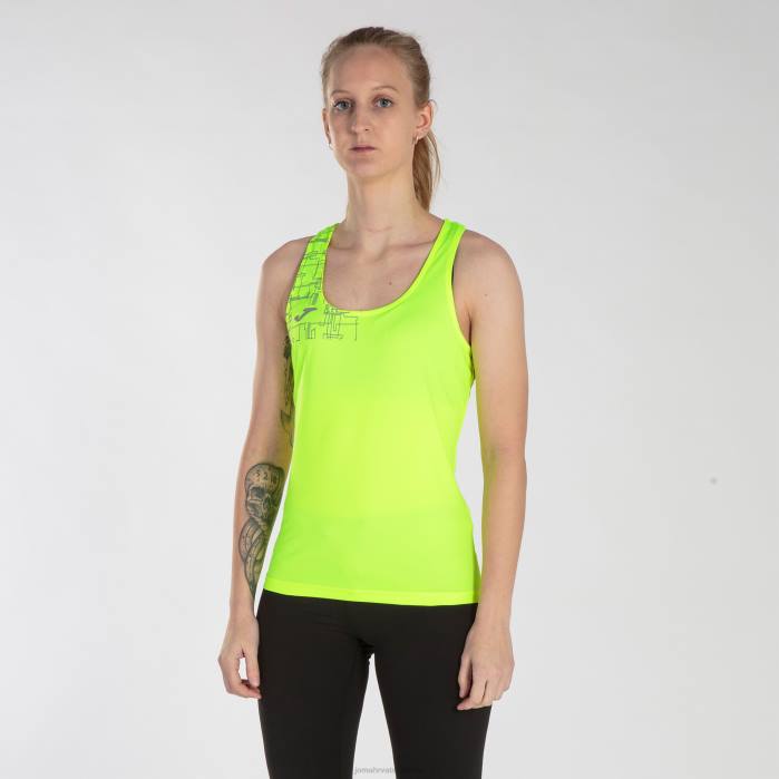 hr Joma elita bez rukava viii fluorescentno žuta 6FVN1658 žene