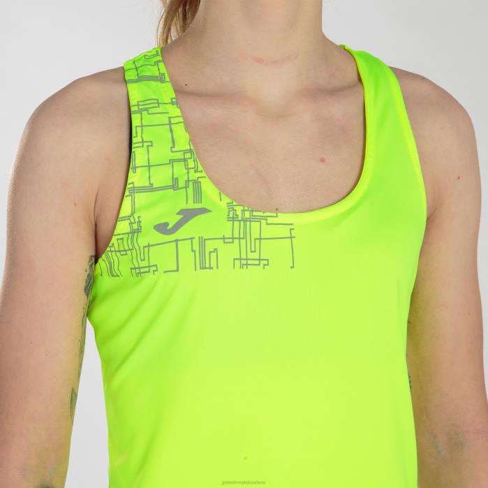 hr Joma elita bez rukava viii fluorescentno žuta 6FVN1658 žene