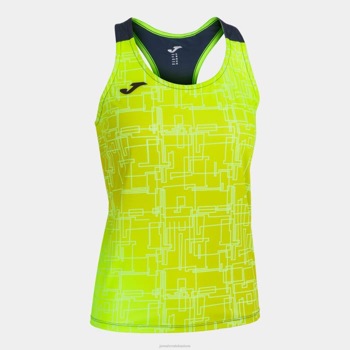 fluorescentno žuta tamnoplava