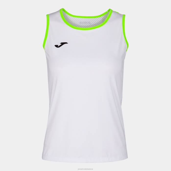 hr Joma majica bez rukava bijela fluorescentno zelena 6FVN4051 žene