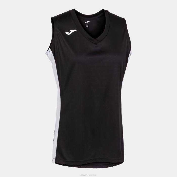 hr Joma majica bez rukava cancha iii crno bijeli 6FVN4022 žene