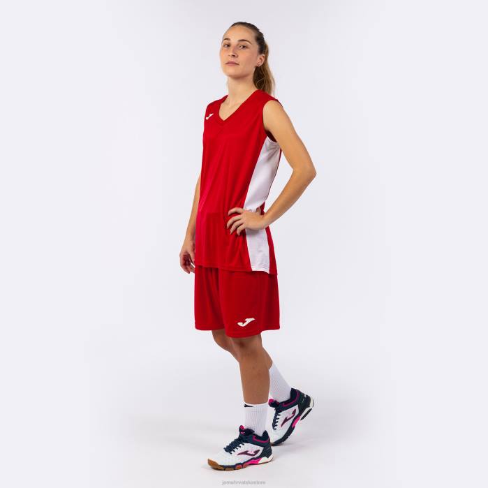 hr Joma majica bez rukava cancha iii crveno bijelo 6FVN3758 žene