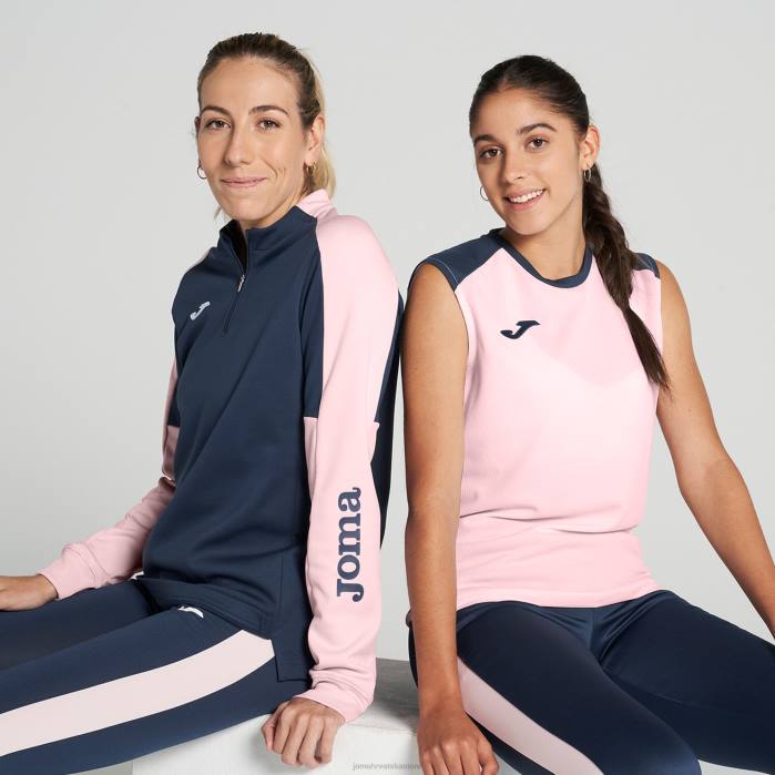 hr Joma majica bez rukava eko prvenstvo ružičasta tamnoplava 6FVN3611 žene