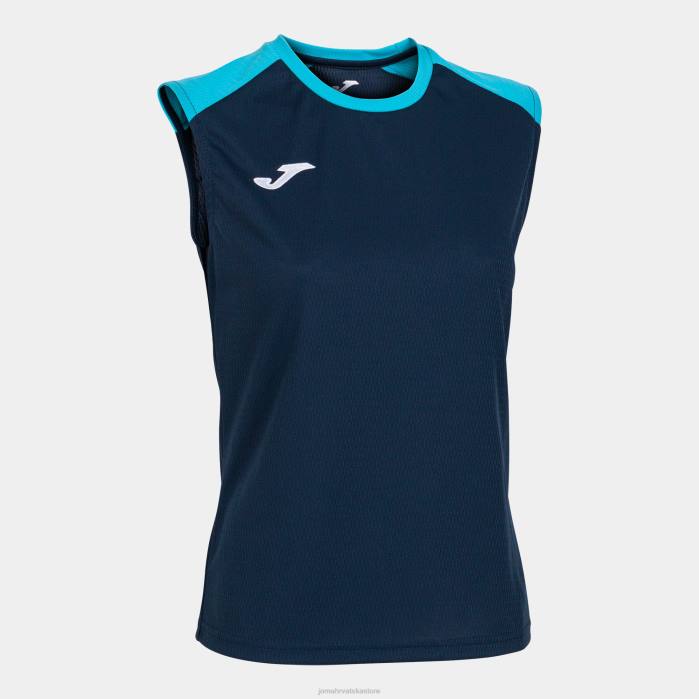 hr Joma majica bez rukava eko prvenstvo tamnoplava fluorescentna tirkizna 6FVN3767 žene