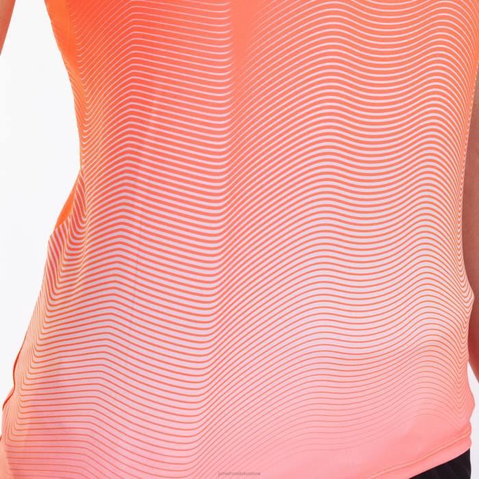 hr Joma majica bez rukava elita vii fluorescentna koraljna bijela 6FVN1851 žene