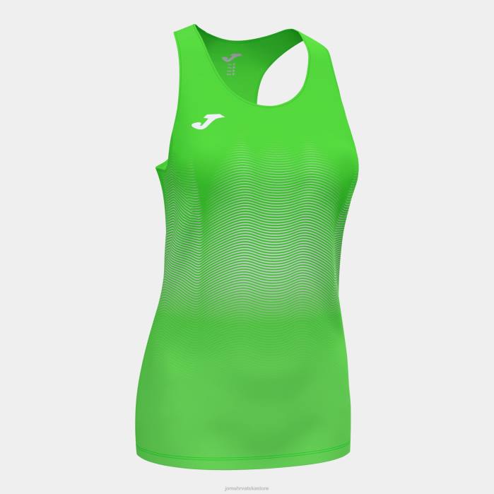 hr Joma majica bez rukava elita vii fluorescentno zeleno bijela 6FVN2316 žene