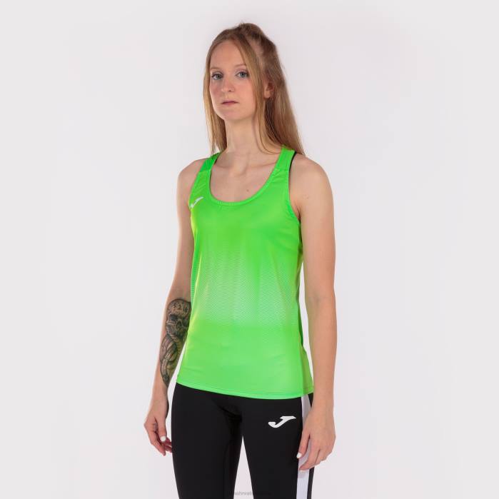 hr Joma majica bez rukava elita vii fluorescentno zeleno bijela 6FVN2316 žene
