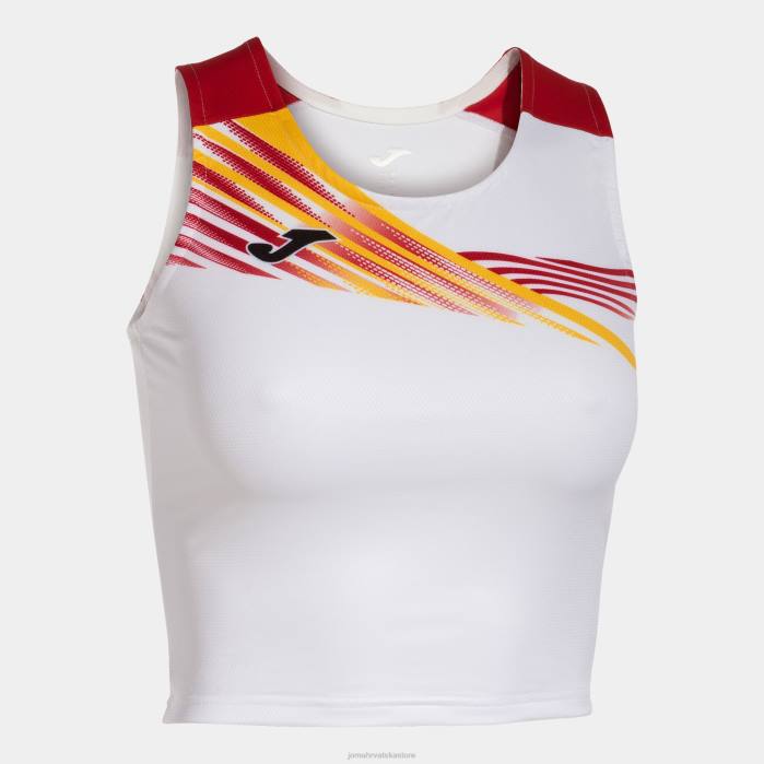 hr Joma majica bez rukava elite x bijelo crveno 6FVN2165 žene
