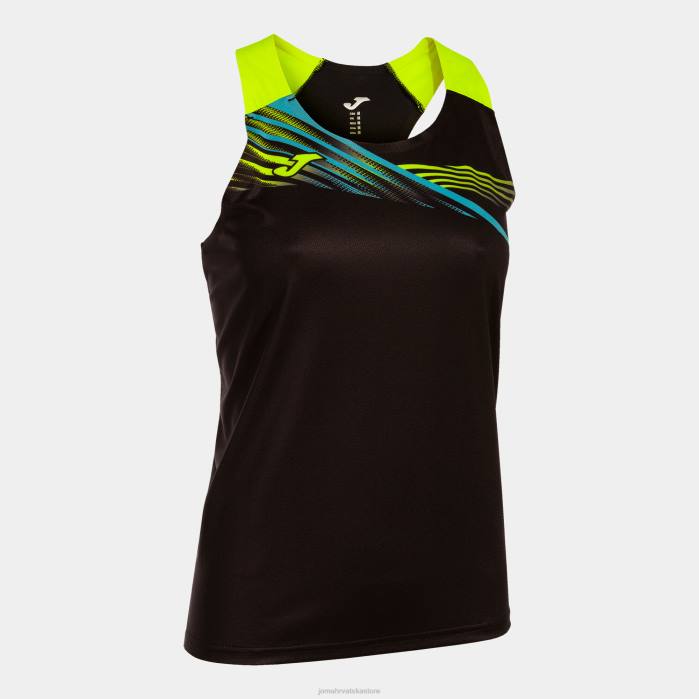 hr Joma majica bez rukava elite x crno fluorescentno žuto 6FVN1937 žene