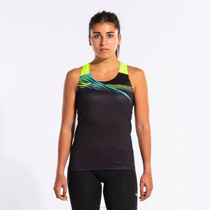 hr Joma majica bez rukava elite x crno fluorescentno žuto 6FVN1937 žene