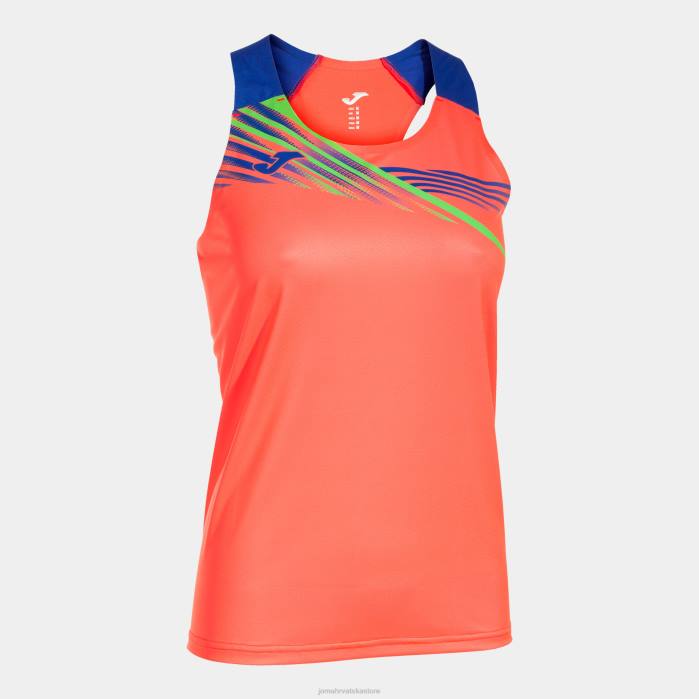 hr Joma majica bez rukava elite x fluorescentni koralj kraljevsko plava 6FVN4060 žene