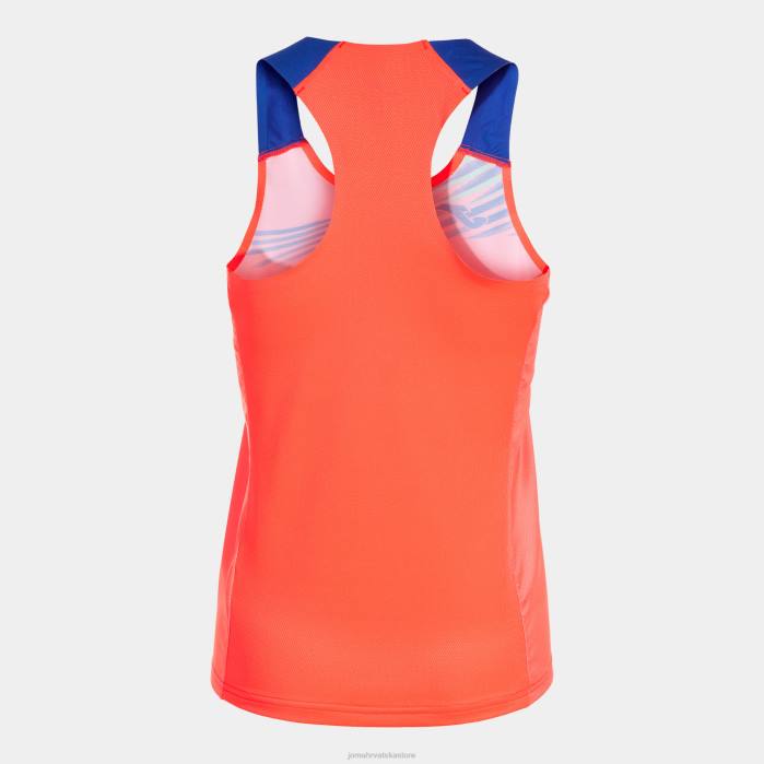 hr Joma majica bez rukava elite x fluorescentni koralj kraljevsko plava 6FVN4060 žene