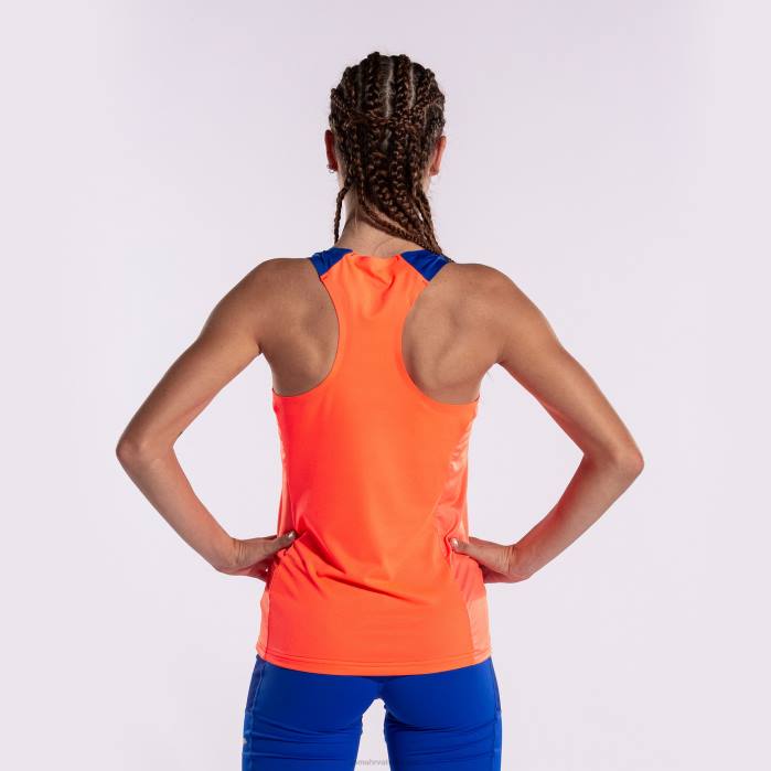 hr Joma majica bez rukava elite x fluorescentni koralj kraljevsko plava 6FVN4060 žene