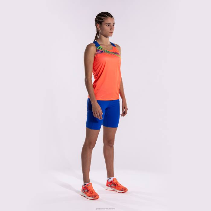 hr Joma majica bez rukava elite x fluorescentni koralj kraljevsko plava 6FVN4060 žene