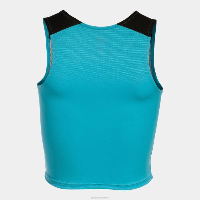 hr Joma majica bez rukava elite x fluorescentno tirkizno crna 6FVN3922 žene