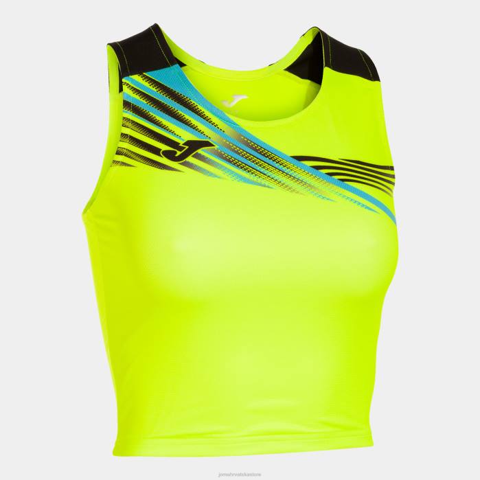 hr Joma majica bez rukava elite x fluorescentno žuto crna 6FVN1610 žene