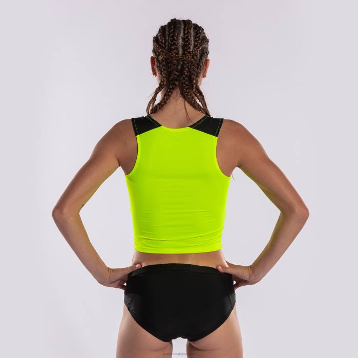 hr Joma majica bez rukava elite x fluorescentno žuto crna 6FVN1610 žene