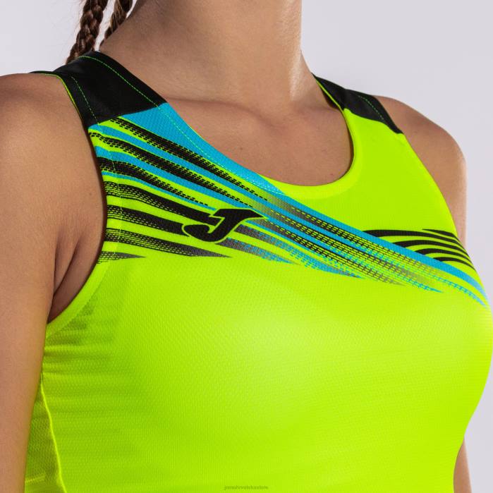hr Joma majica bez rukava elite x fluorescentno žuto crna 6FVN1610 žene