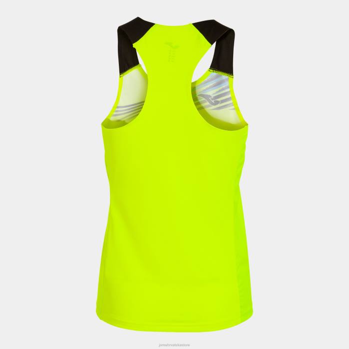 hr Joma majica bez rukava elite x fluorescentno žuto crna 6FVN1760 žene