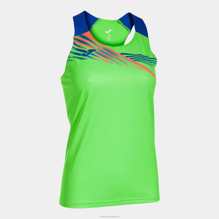 hr Joma majica bez rukava elite x fluorescentno zelena kraljevsko plava 6FVN1609 žene