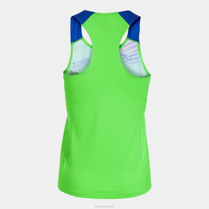 hr Joma majica bez rukava elite x fluorescentno zelena kraljevsko plava 6FVN1609 žene