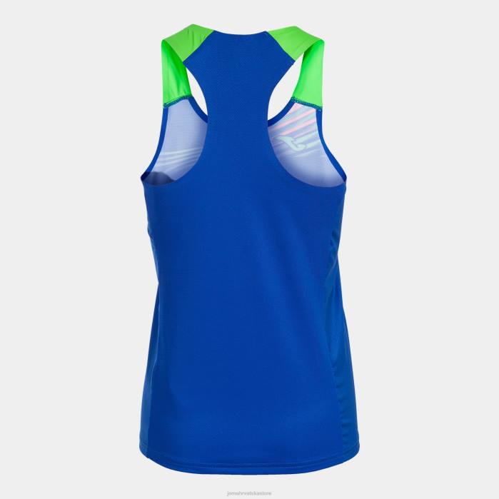 hr Joma majica bez rukava elite x kraljevsko plava fluorescentno zelena 6FVN2154 žene