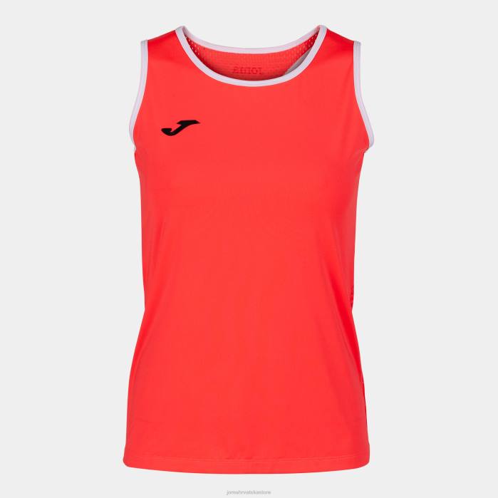 hr Joma majica bez rukava fluorescentni koralj 6FVN3683 žene