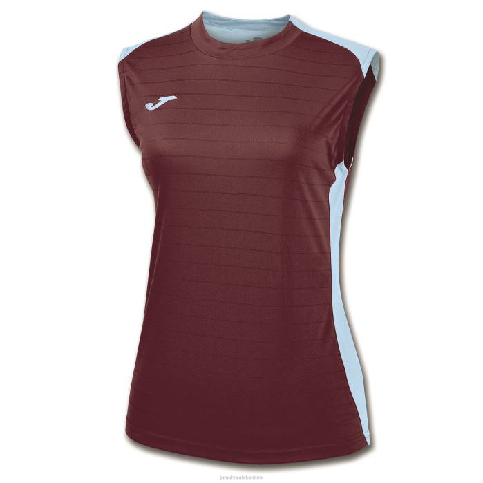 hr Joma majica bez rukava kampus ii bordo nebesko plava 6FVN2537 žene