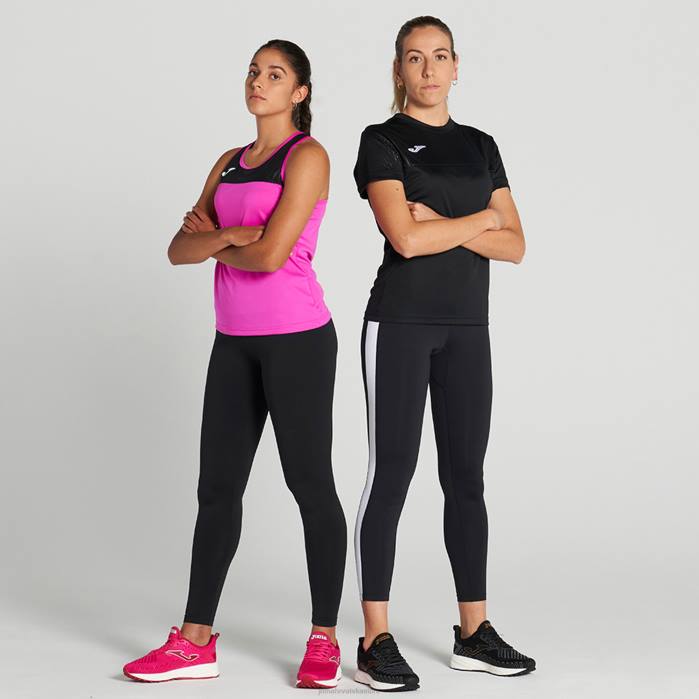 hr Joma majica bez rukava montreal fluorescentno ružičasto crna 6FVN3599 žene