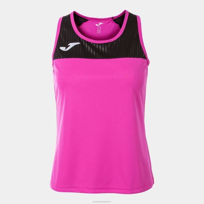 hr Joma majica bez rukava montreal fluorescentno ružičasto crna 6FVN3599 žene