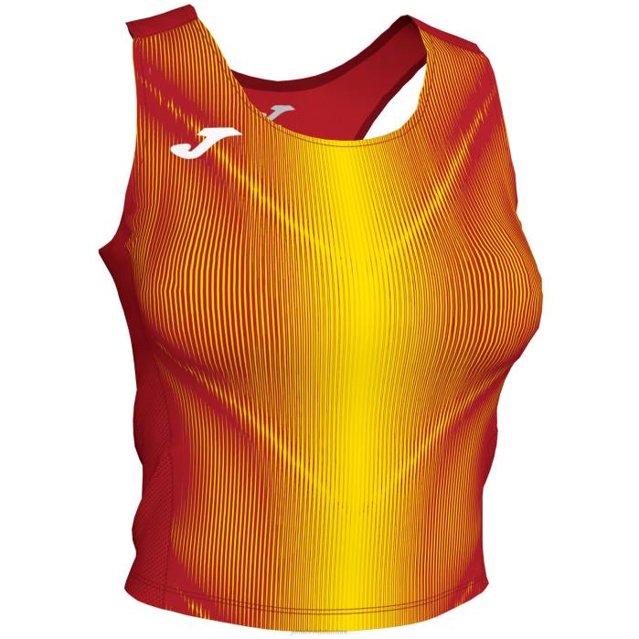 hr Joma majica bez rukava olimpia crveno žuto 6FVN2394 žene