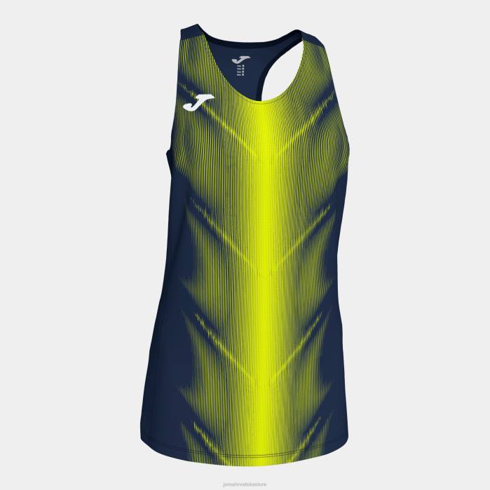 hr Joma majica bez rukava olimpia tamnoplava fluorescentno žuta 6FVN2380 žene