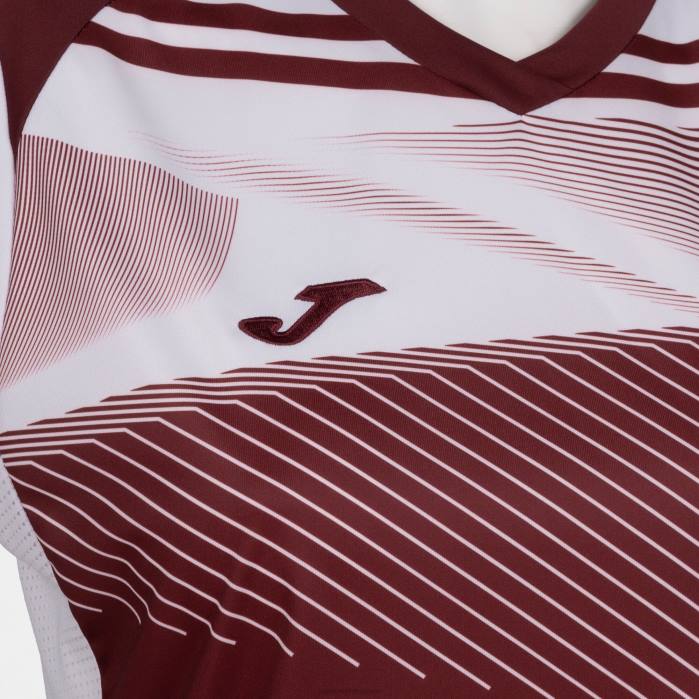 hr Joma majica bez rukava supernova ii bordo bijela 6FVN2427 žene