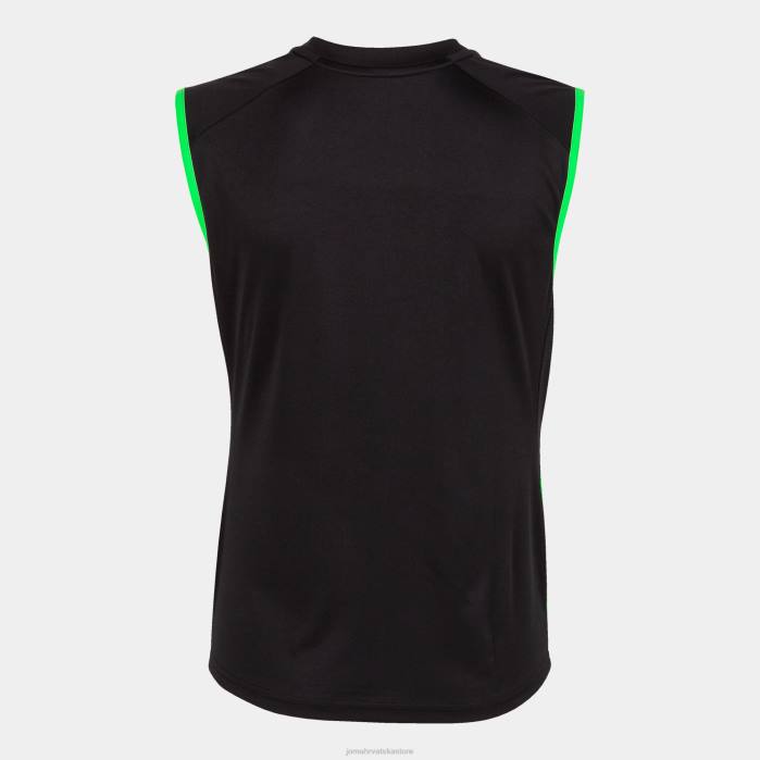 hr Joma majica bez rukava supernova iii crna fluorescentno zelena 6FVN4047 žene