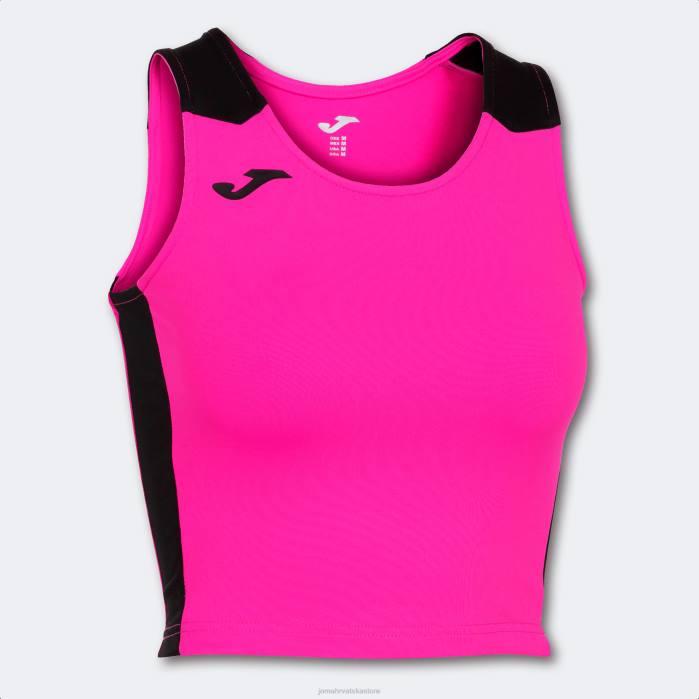 hr Joma rekord bez rukava ii fluorescentno ružičasto crna 6FVN3906 žene